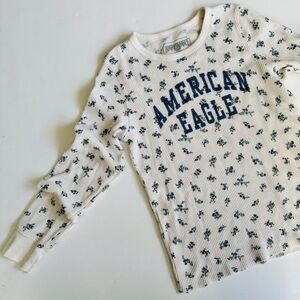 American Eagle Outfitters Cotton Casual Floral Tops for Women